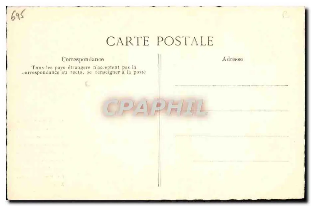 Brief von Bonaparte an den Grafen von Provence — Verlag: Brachet, Nr. 22 - Rückseite