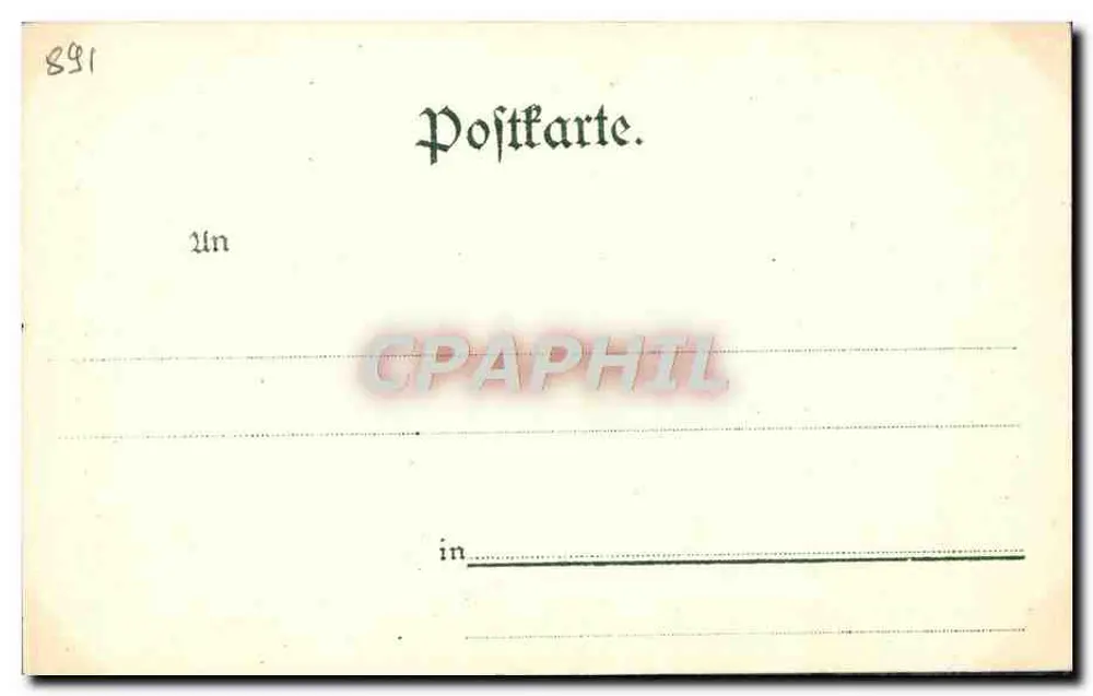 Marie Antoinette, Königin von Frankreich — Galerie berühmter Persönlichkeiten — Serie 891, Verlag Töpfer & Co. - Rückseite