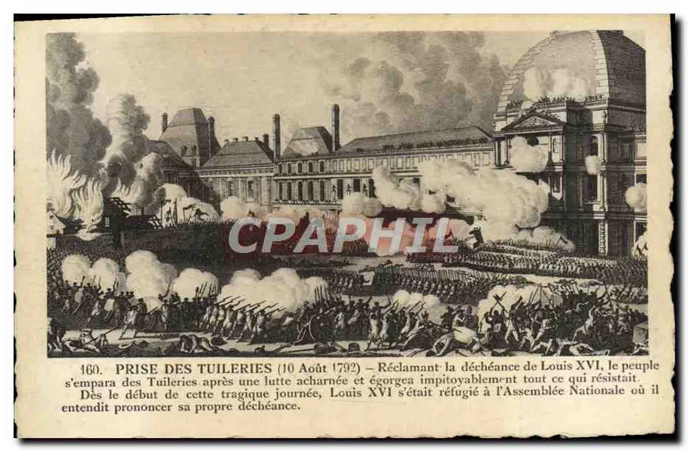 Tomada das Tuileries (10 de Agosto de 1792) — Editora ELD, n° 460 - Frente