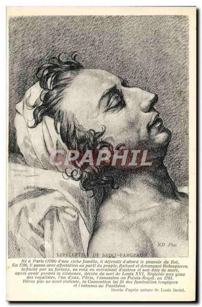 Louis XVI — Morte e funerais — ND Phot. - Frente