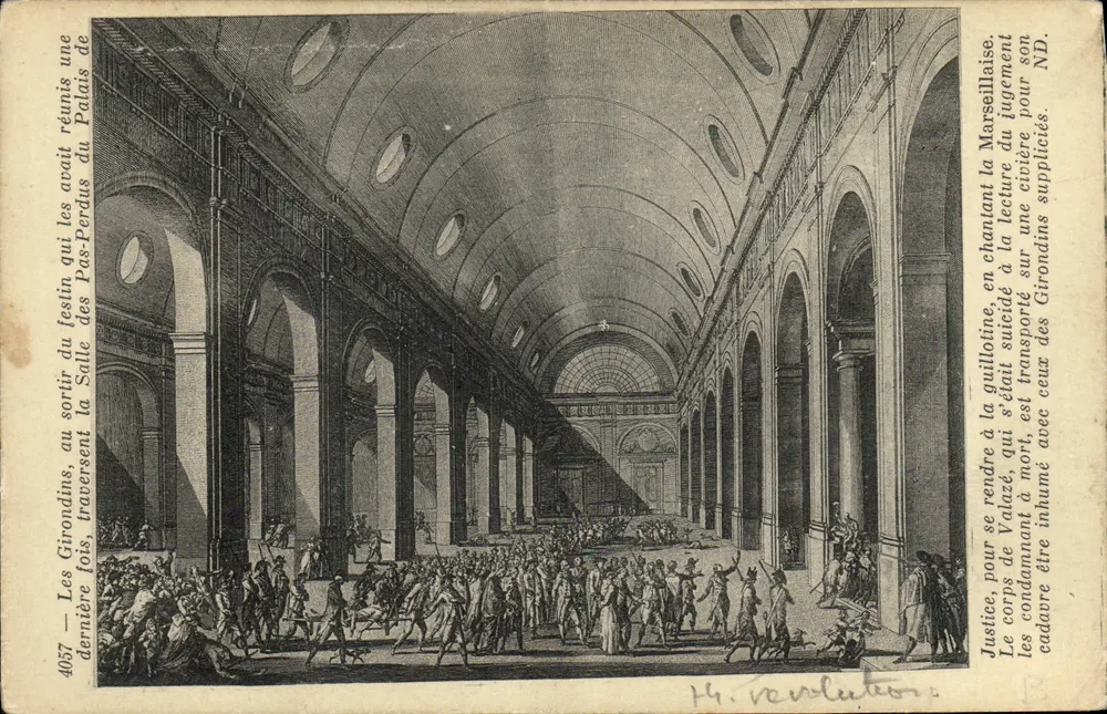 Les Girondins — Salle des Pas-Perdus du Palais de Justice de Marseille — Éditeur : ND. N° de série : 4057 - Vorderseite