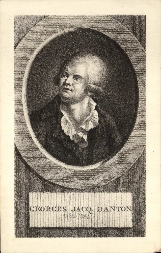 Georges Jacq. Danton — 1759-1794 — Museu de História, Parc de Montreuil-sous-Bois - Frente