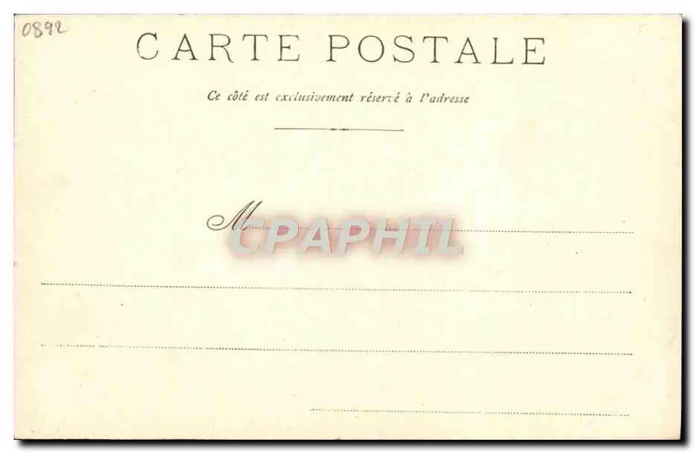 Chambéry - Monumento del Centenario 1792-1892 — statua di donna che regge una bandiera — editore J.J. 2182 - Verso