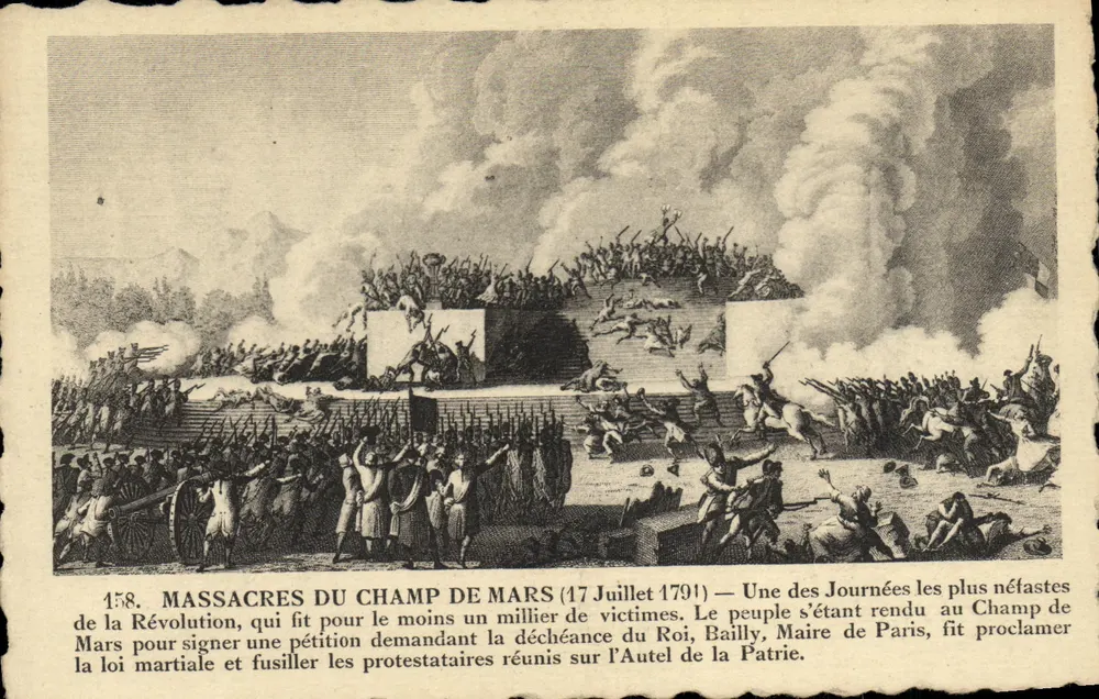 Massaker am Champ de Mars (17. Juli 1791) — Ausgabe E.P.D. Nr. 0691 - Vorderseite