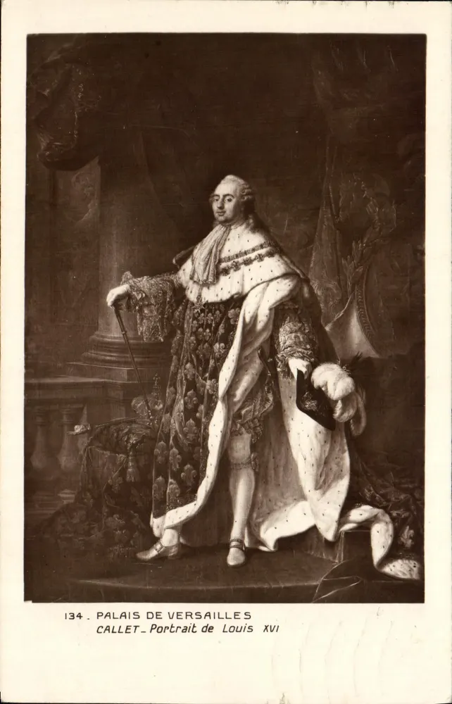 Schloss Versailles — Portrait von Louis XVI — Callet, n° 134 - Vorderseite
