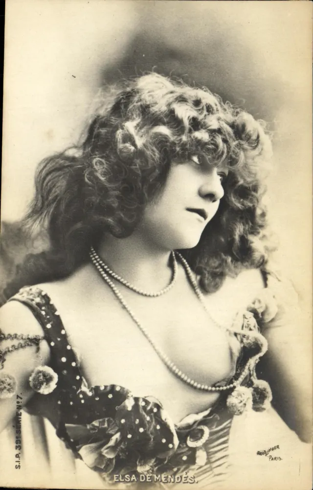 Elsa de Mendés — Portrait — S.I.P. 39. Serie N°7, herausgegeben von Rudinger Paris - Vorderseite