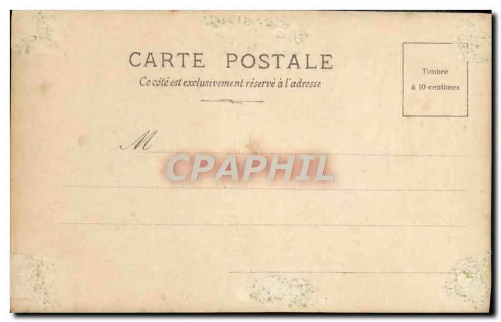 De Villiers — Profilporträt — Reulinger, Paris, S.I.P. Serie Nr. 7 - Rückseite
