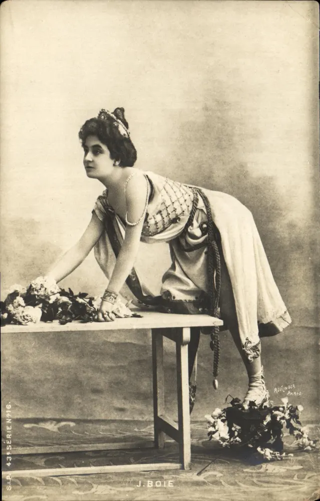 Frau im orientalischen Kostüm — J. Boie — Redlunger, Paris - Vorderseite