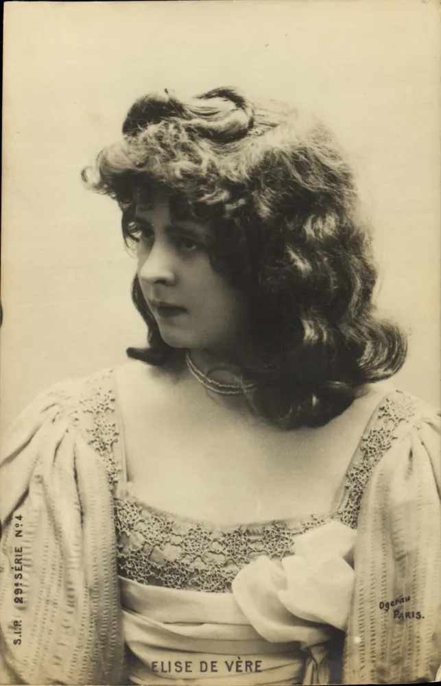 Elise de Vère — Portrait — Ogerau Paris, S.I.R. 29. Serie Nr. 4 - Vorderseite