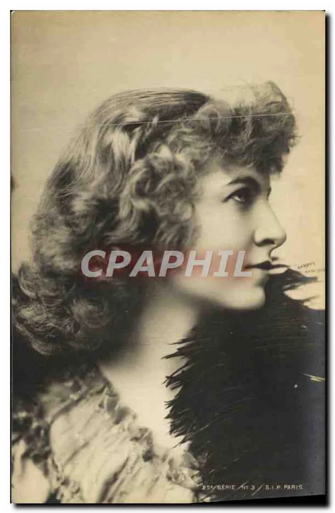 Porträt einer Frau — Serie 3 — S.I.P. Paris - Vorderseite