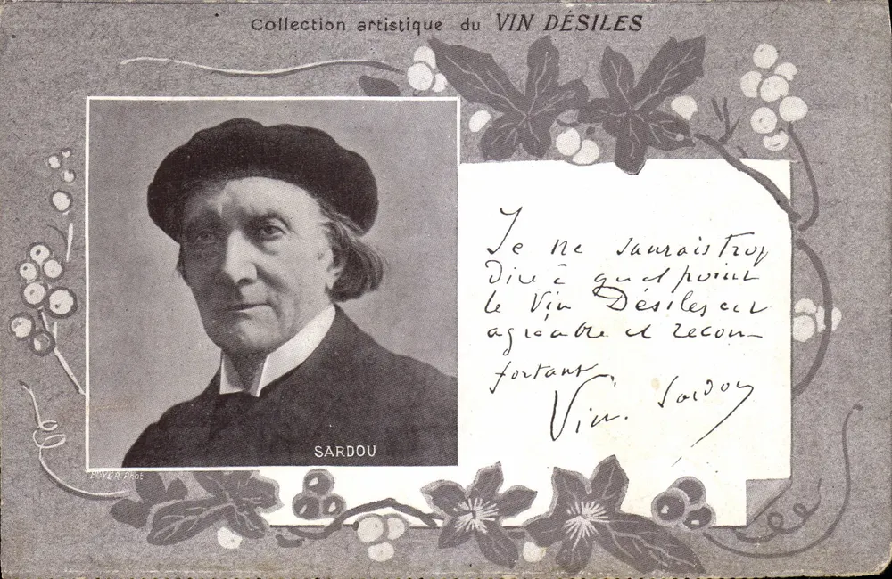 Sardou — Künstlerische Sammlung von VIN DÉSILES — Ruyer Phot. - Vorderseite