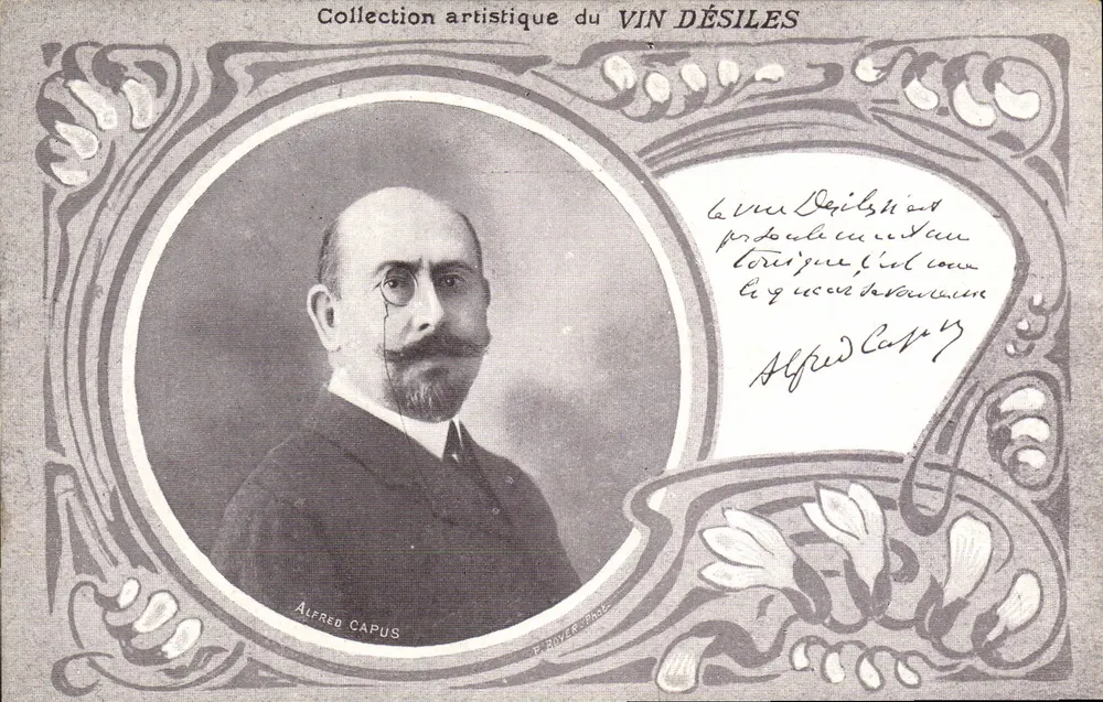 Alfred Capus — Künstlerische Sammlung VIN DÉSILES — Verlag: Alfred Capus, Fotograf - Vorderseite