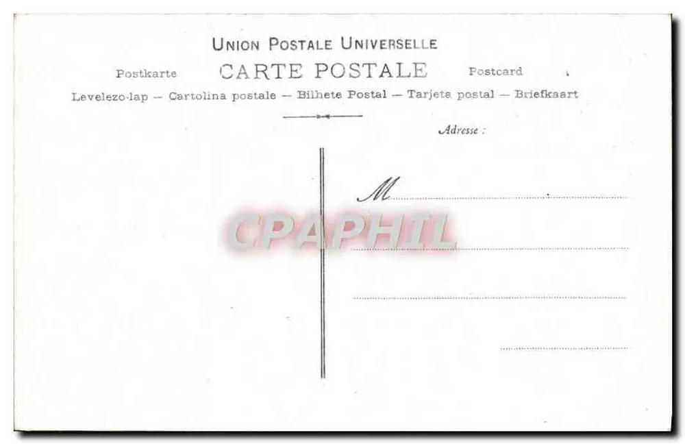 Frau in einem Rüschenkleid — Werbung für den Wein Désiles — H. Manuel, Paris - Rückseite