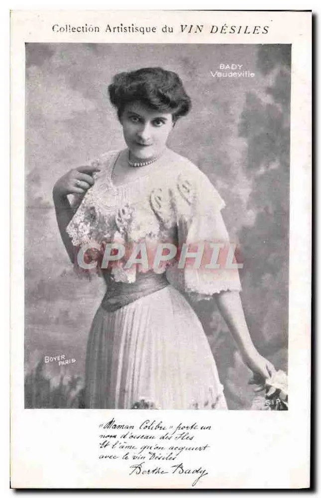 Bady Vaudeville — Künstlerische Sammlung von VIN DÉSILES — Boyer Paris - Vorderseite