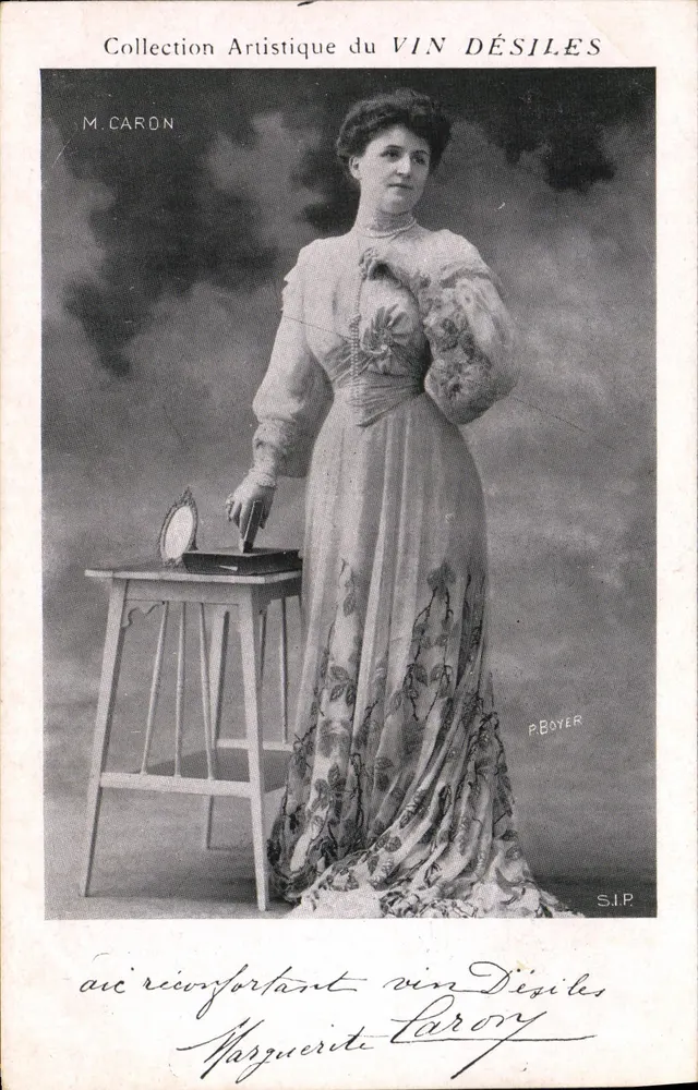 Masquerite Caron — Künstlerische Sammlung VIN DÉSILES — P. BOYER - Vorderseite