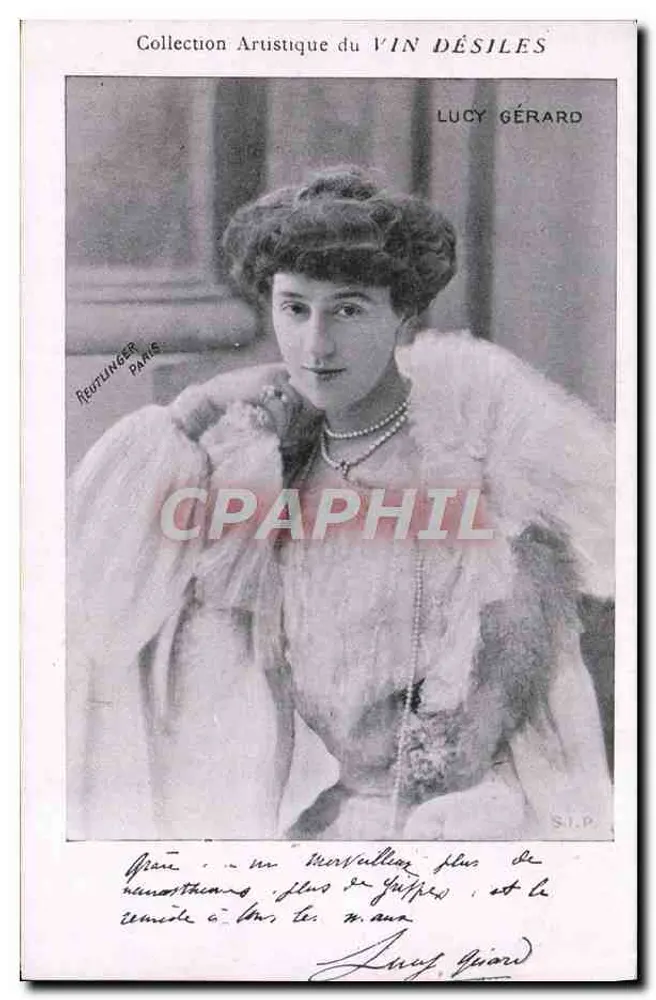 Lucy Gérard — Künstlerische Sammlung von Vin Désiles — Reutinger Paris - Vorderseite