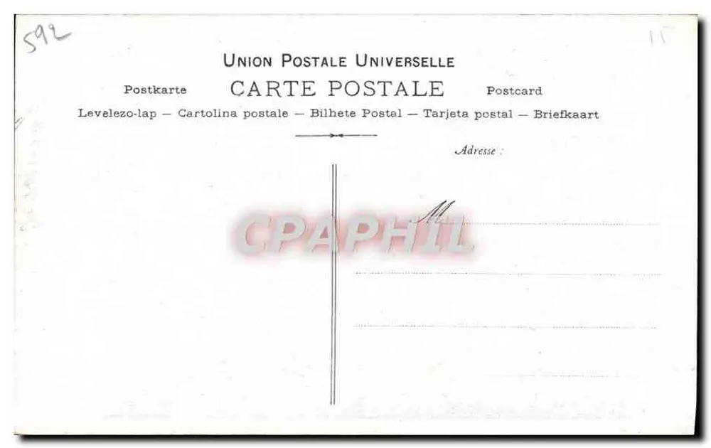 Rachel Launay — Komödiantin — Künstlerische Sammlung VIN DÉSILES, herausgegeben von Paul Berger - Rückseite