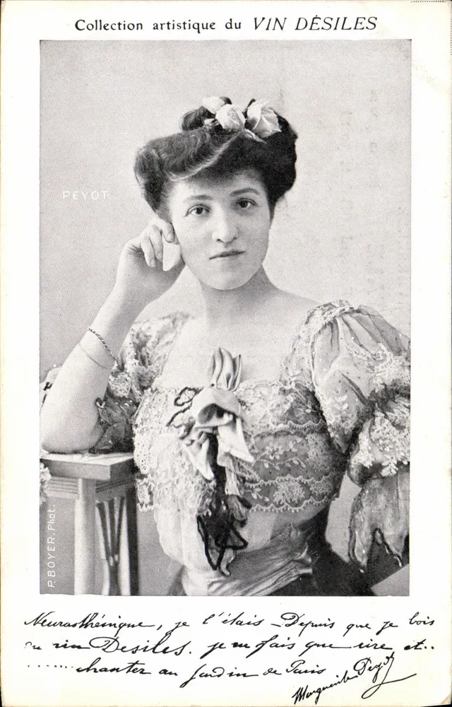 Frau Marguerite Peyot — Künstlerische Sammlung von VIN DÉSILES — P. BOYER. PEYOT - Vorderseite