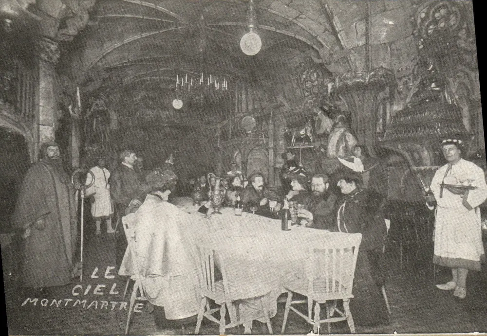 O Céu de Montmartre — sala de espetáculos — editor não identificado - Frente