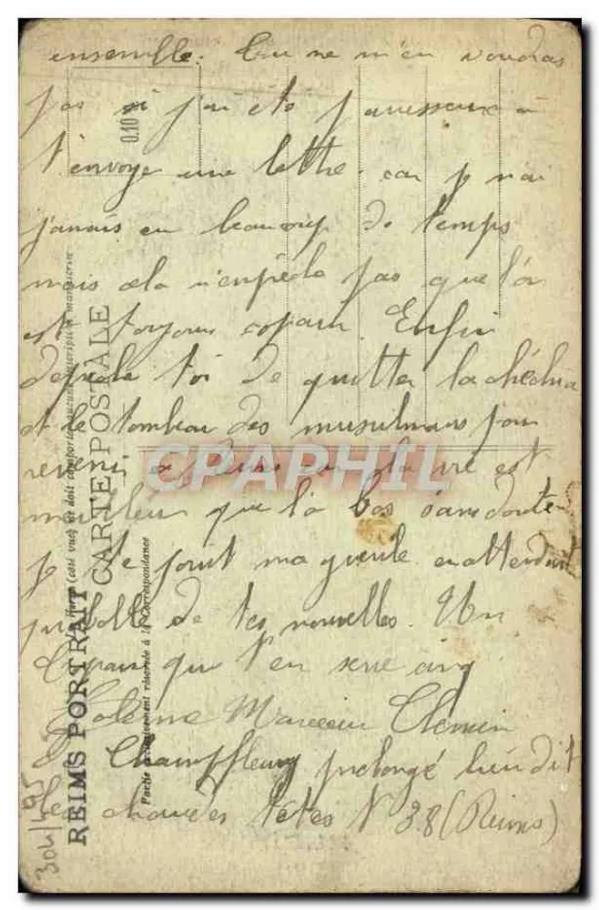 Alcèid — Comique Excentrique — V. Thaullier, editora, Reims - Verso