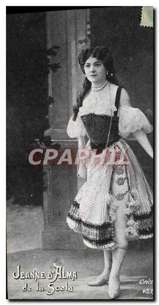 Jeanne d'Alma de la Scala — Retrato — Orice P.S.C. - Frente