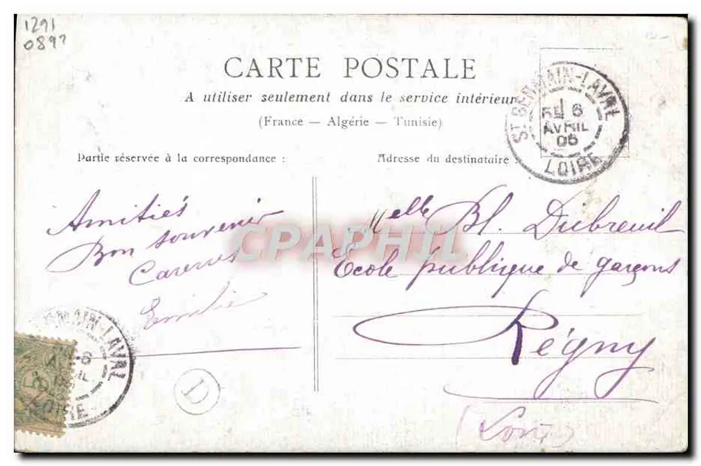 Jeanne d'Alma de la Scala — Retrato — Orice P.S.C. - Verso