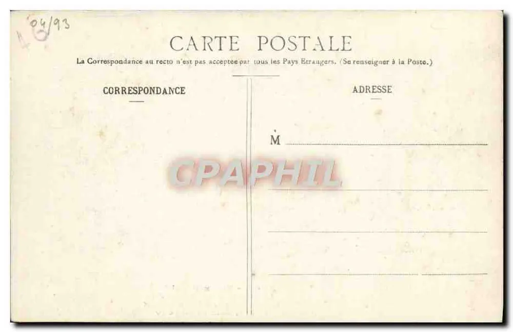 Innenansicht des Cabarets du Lapin-Blanc — Paris, rue des Fèves — Abriss im Jahr 1860 — Serie 65 - Rückseite