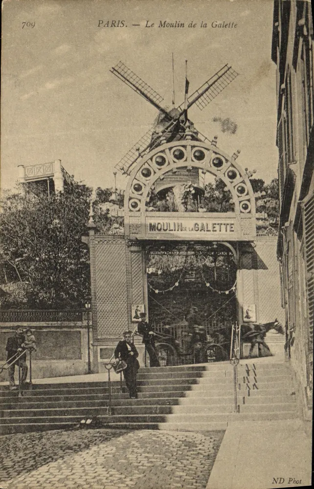 PARIS — Młynek La Galette — ND Phot, nr 709 - Awers