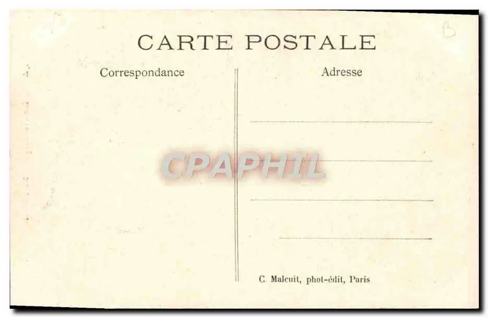 Paris-Montmartre — O Moulin de la Galette — C. M. - Verso