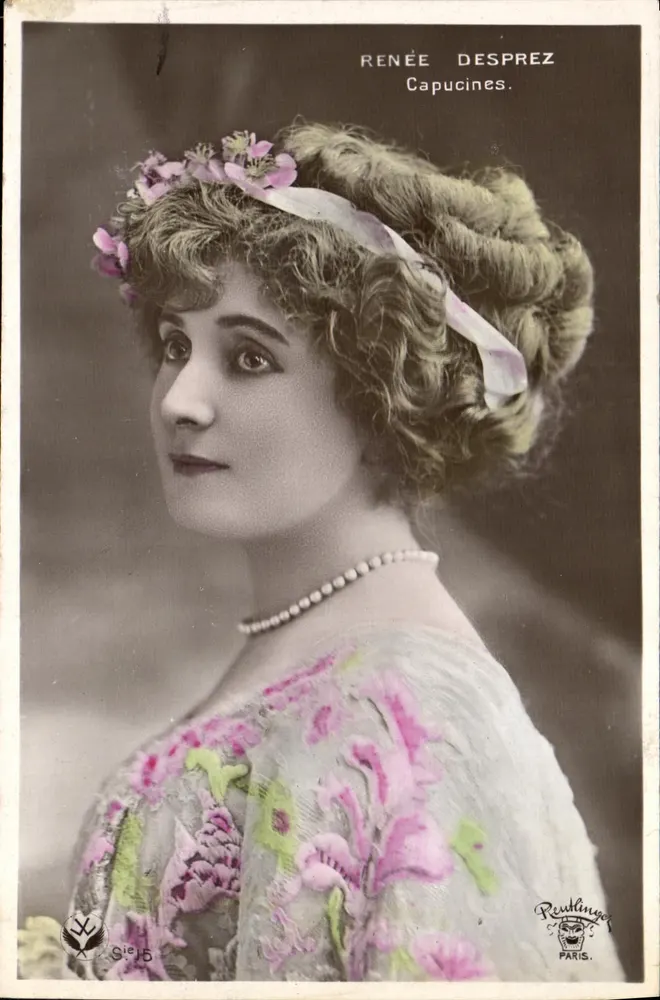 Renée Desprez — Kapucyny — Peudlingers, Paryż, nr 15 - Awers