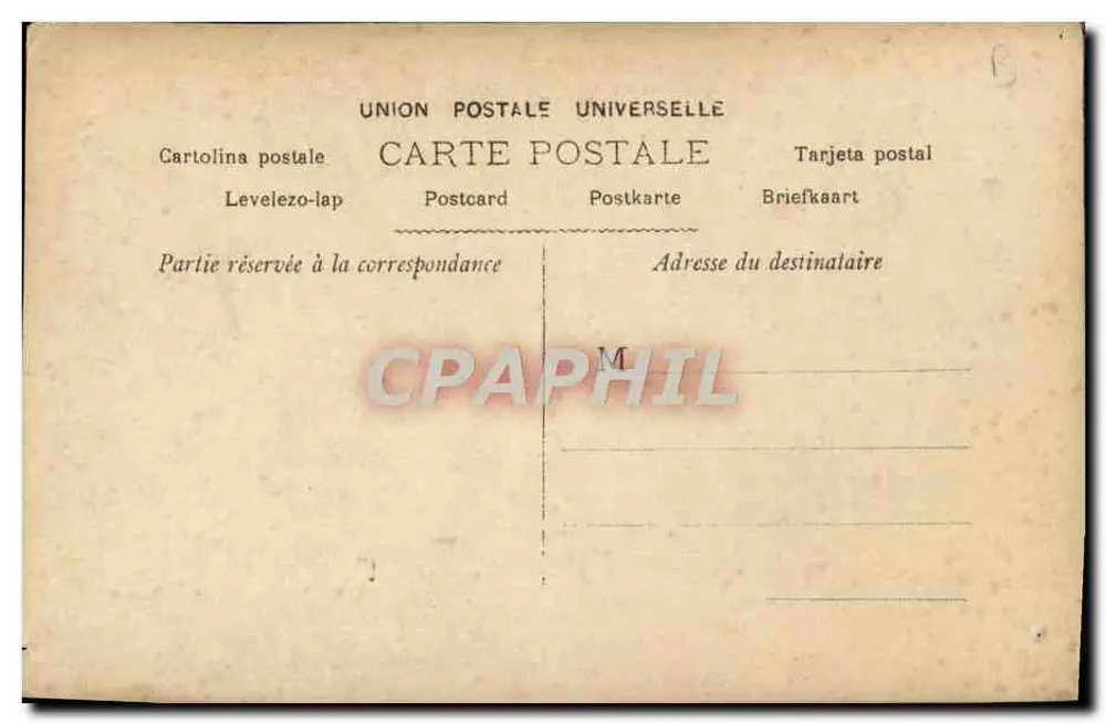 Line Lescot — portrait en buste — éditeur F. K. Léon - Verso