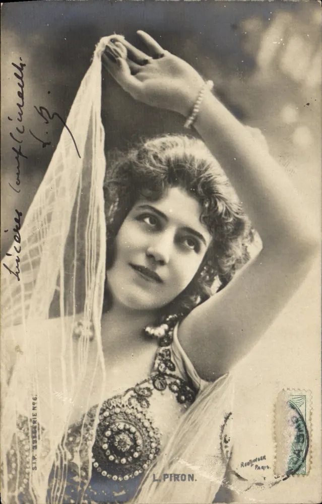 Dançarina oriental — L. PIRON, Paris — S.T.P. GÉRERIE N°6 - Frente