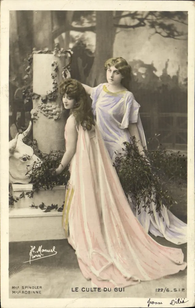 O Culto do Guisante — Mlle Spindler e Mlle Robinne — J. Manuel, Paris, 122/G.S.I.P. - Frente