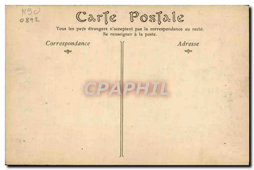 Platz des französischen Theaters — Paris — ND Phot, n° 1529 - Rückseite