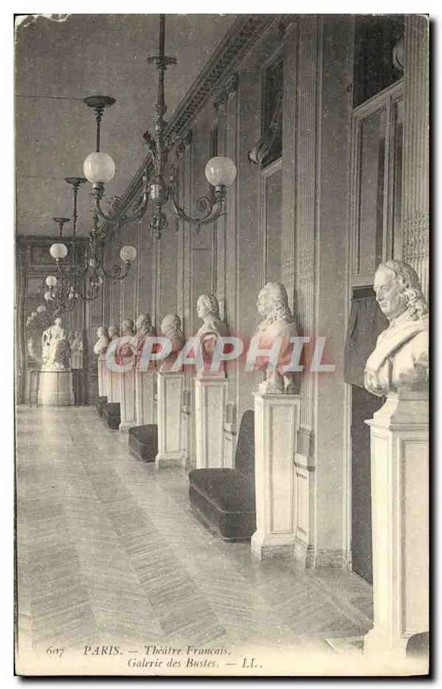 Paris — Französisches Theater, Galerie der Büsten — LL. - Vorderseite