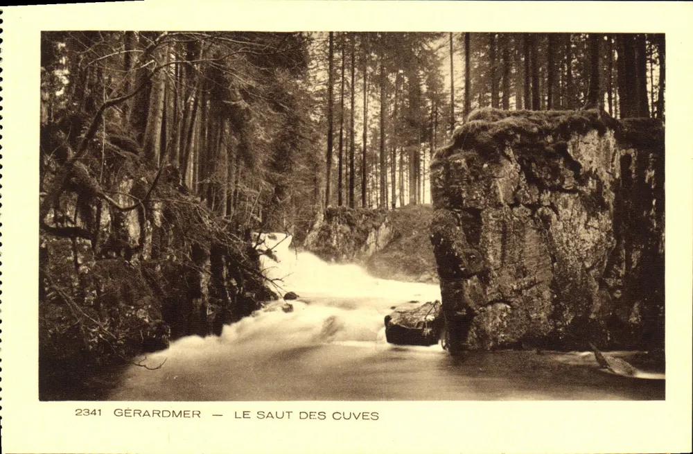 Gérardmer — De Vallei van de Cuves — Collectie Les Vosges, uitgever Braun & Cie, Imp. Dornach - Voorkant