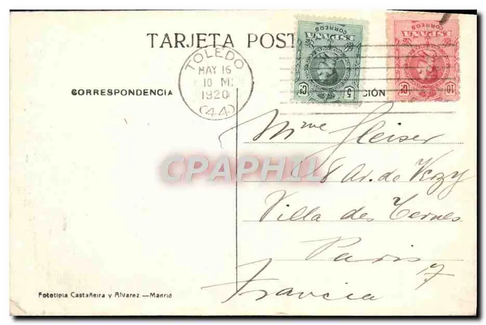 Toledo — Catedral, El Claustro — C. y A. / 432 - Verso