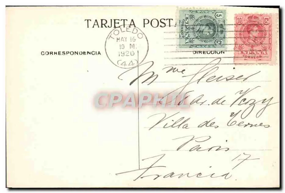 Toledo — Ponte di San Martín — Linares, lotóg-Toledo - Verso