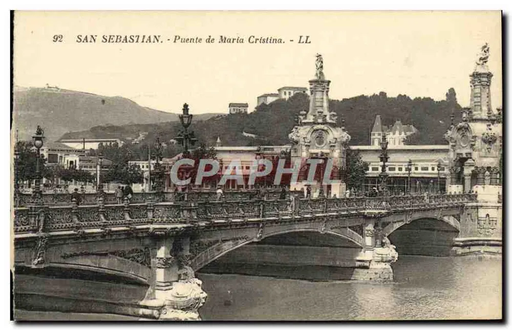 San Sebastián - Ponte de María Cristina - LL - Recto