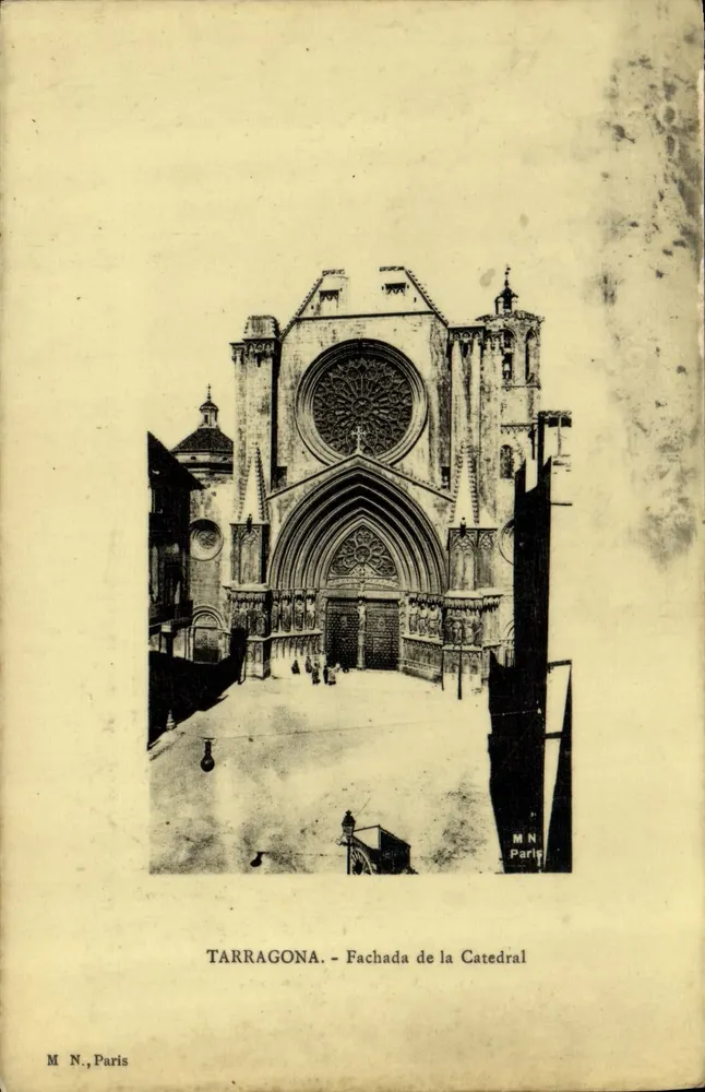 Tarragona - Fachada da Catedral — M N., Paris - Frente