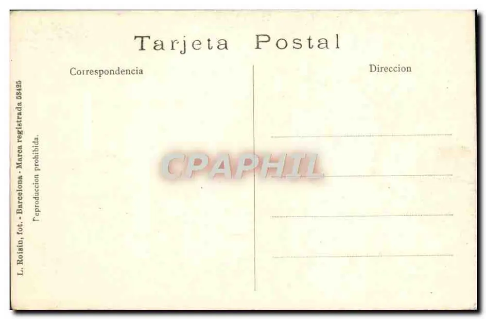 Sevilla – Plac Areny – Widok z turnieju z bykiem i torem – L. Roisin, fot. - Barcelona - Rewers