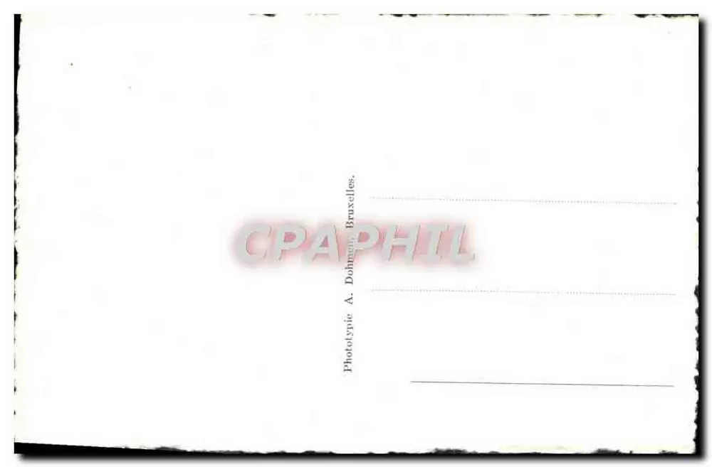 Bruxelas - Manneken-Pis em uniforme de aviador - Gibert, n°150 - Verso