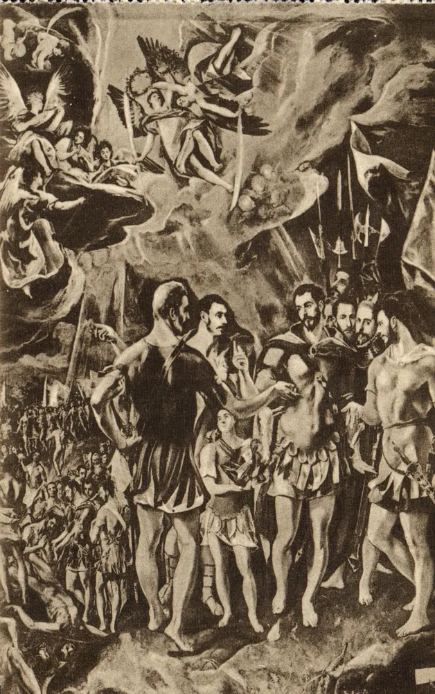 Conversão de São Maurício — Greco — Escorial - Frente