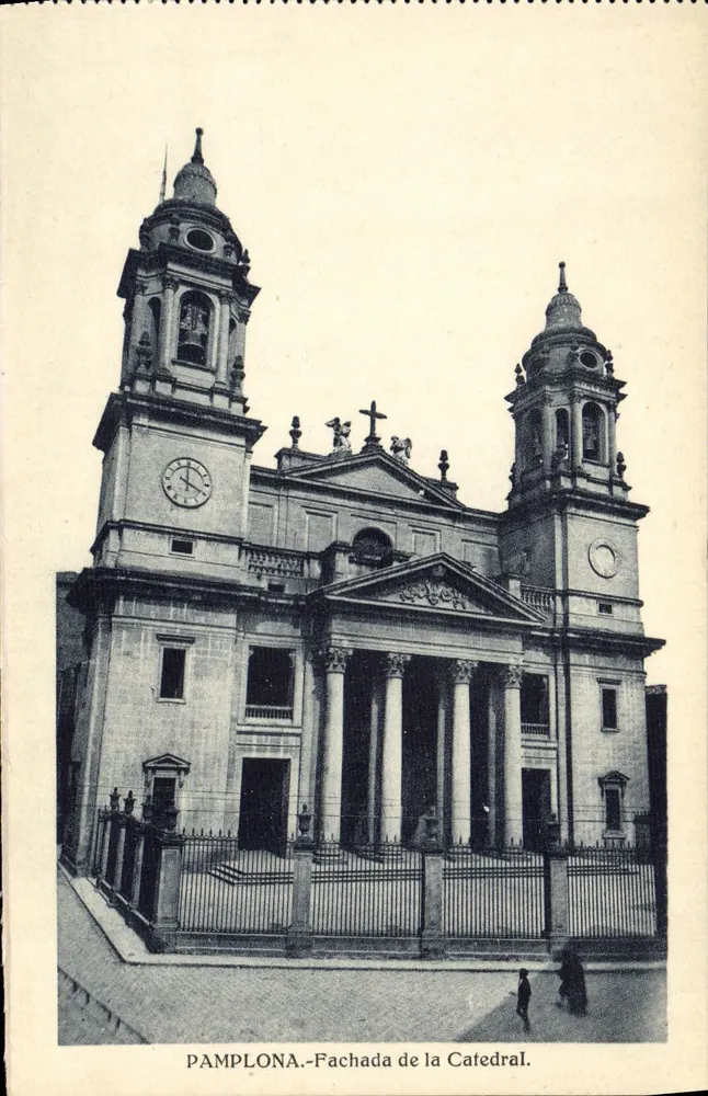 Pamplona - Facha da Catedral - Frente
