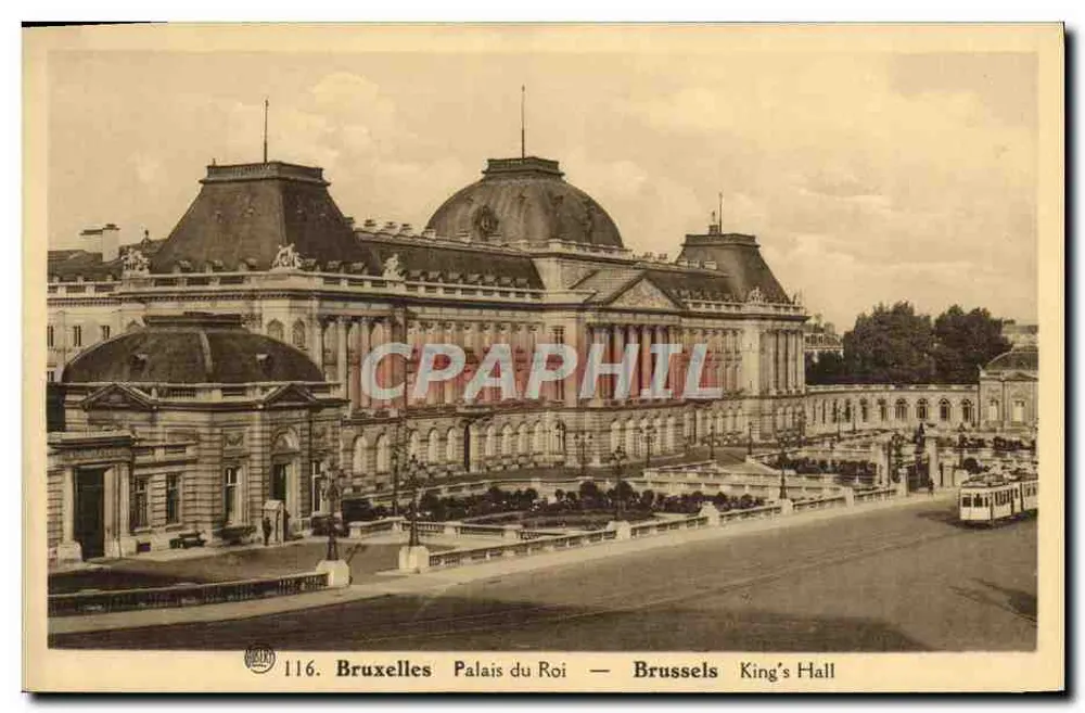 Bruxelas — Palácio do Rei — Aibert - Frente