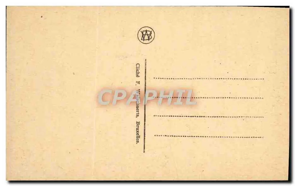 Bruxelas - Jardim Botânico — editor R. Wappersarts, n° 88 - Verso