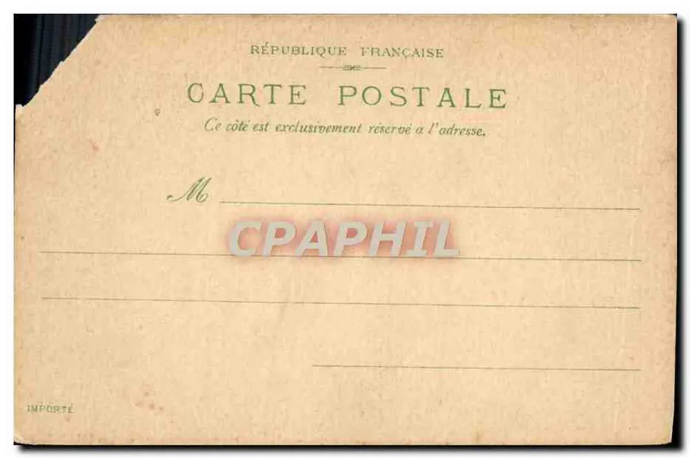 Pavillon der Deutschland — Weltausstellung Paris 1900 — Éditeur : IMPRIMÉ SUR LA CARTE - Rückseite