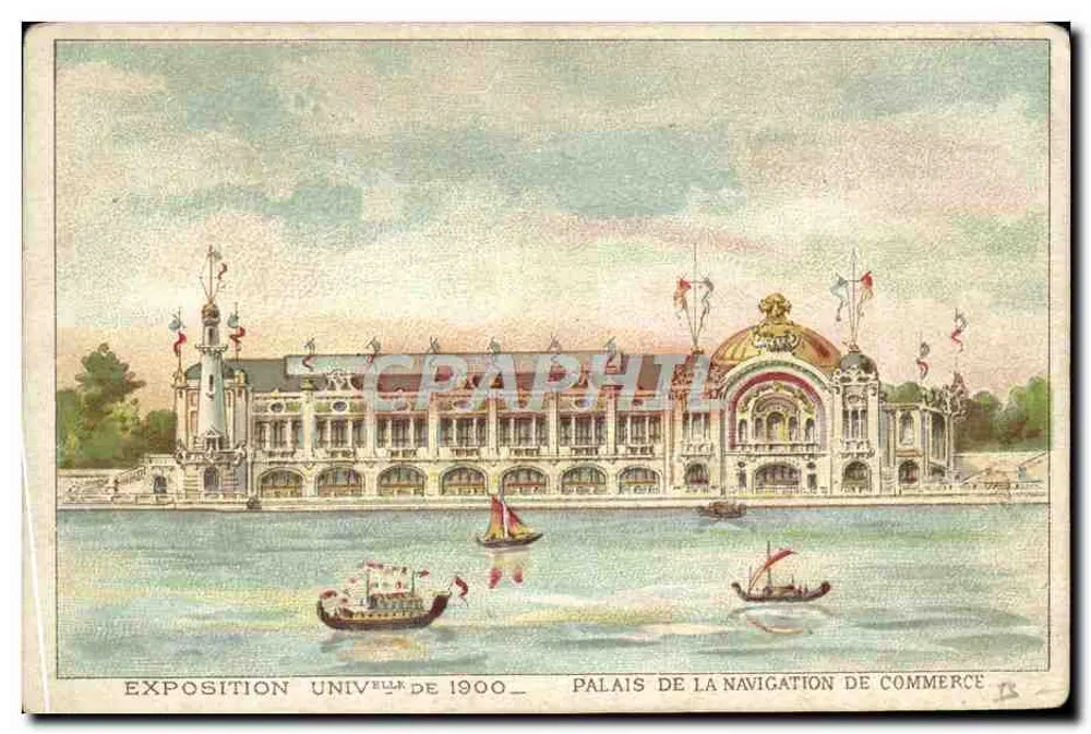 Palast der Handelsnavigation — Weltausstellung 1900 — Verleger nicht identifiziert - Vorderseite