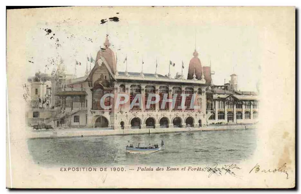 Exposition de 1900 — Palais des Eaux et Forêts — éditeur Barolin - Frente