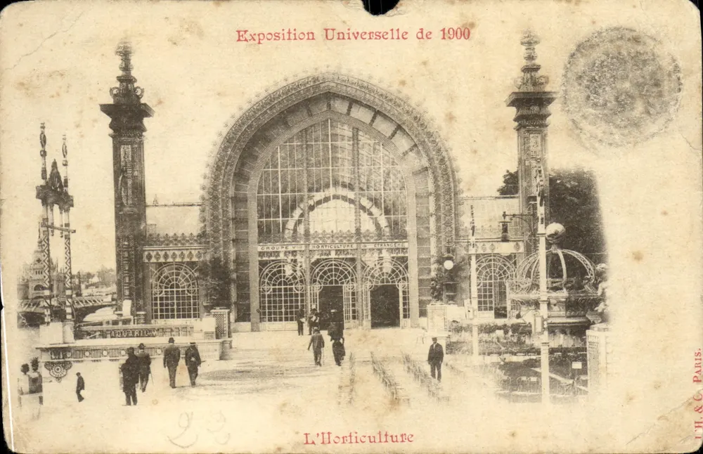 Exposition Universelle de 1900 — Groupe VIII Horticulture à Paris — éditeur I.H.&C. PARIS - Recto
